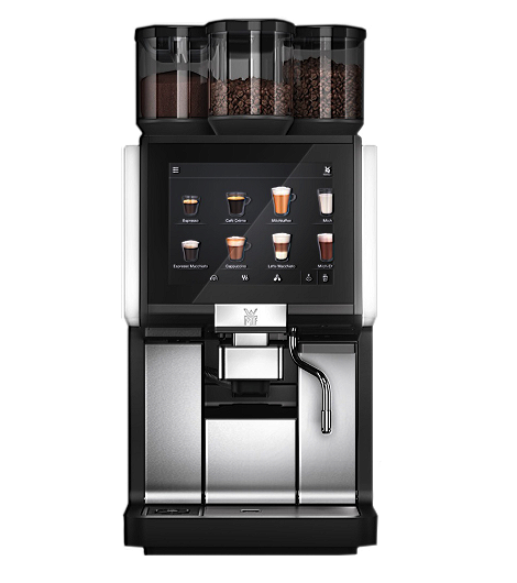 WMF 1500 S+ mit Festwasseranschluss, 2 Mühlen und Doppelpulverdosierer, ohne Milchsystem WMF 1500 S+ mit Festwasseranschluss, 2 Mühlen und Doppelpulverdosierer, ohne Milchsystem kaufen, leasen oder mieten